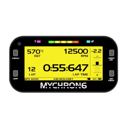 Aim mychron6 kart - mychron6, datalogger