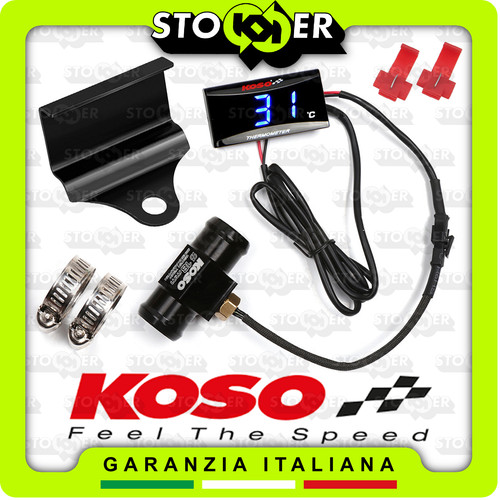 Termometro koso raccordo - +,